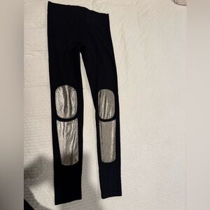 Black and Silver Leggings